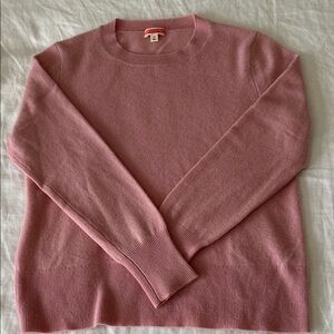 J. Crew Dusty Rose Cashmere Sweater